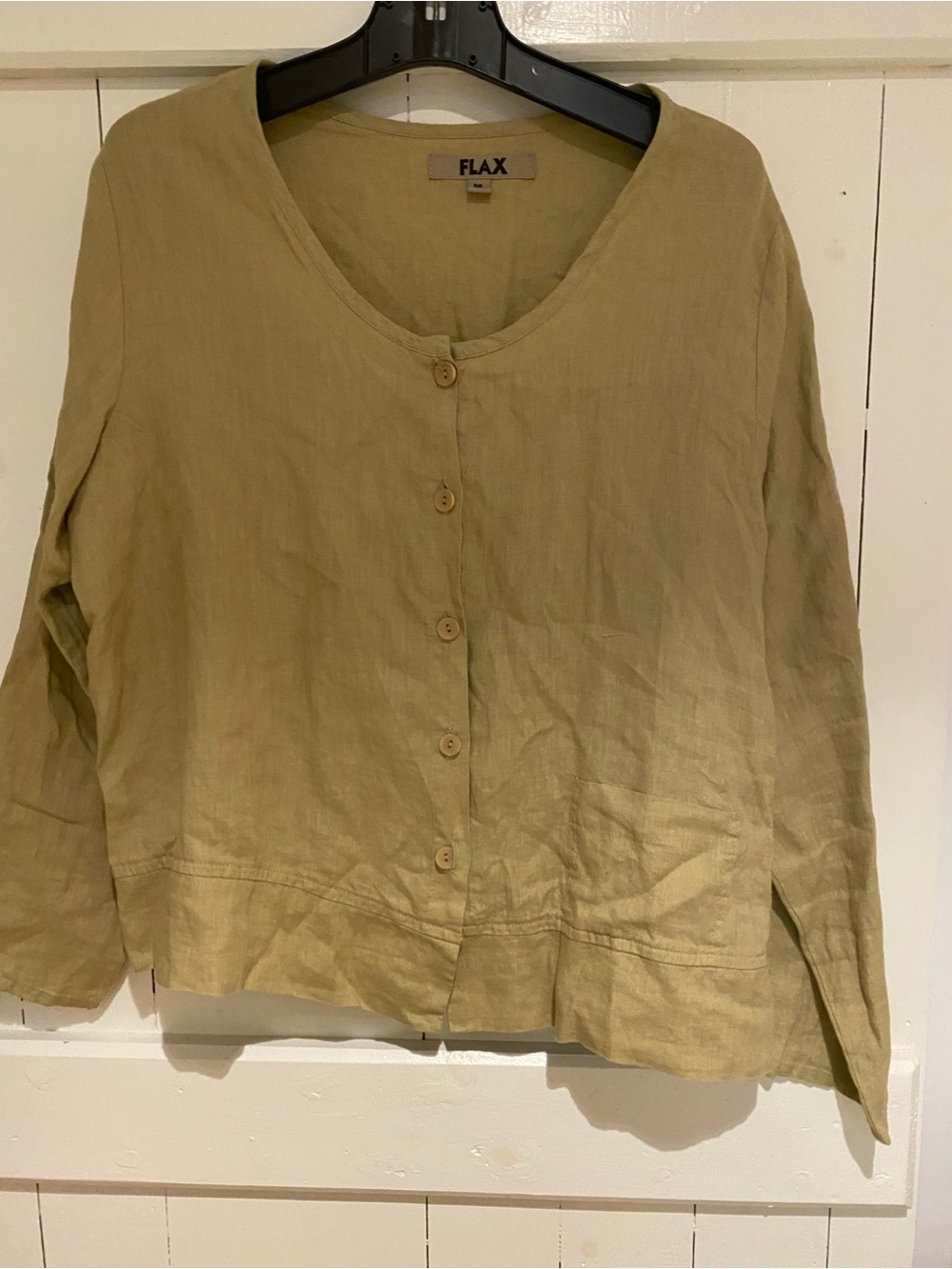 FLAX Linen Beige Jacket M